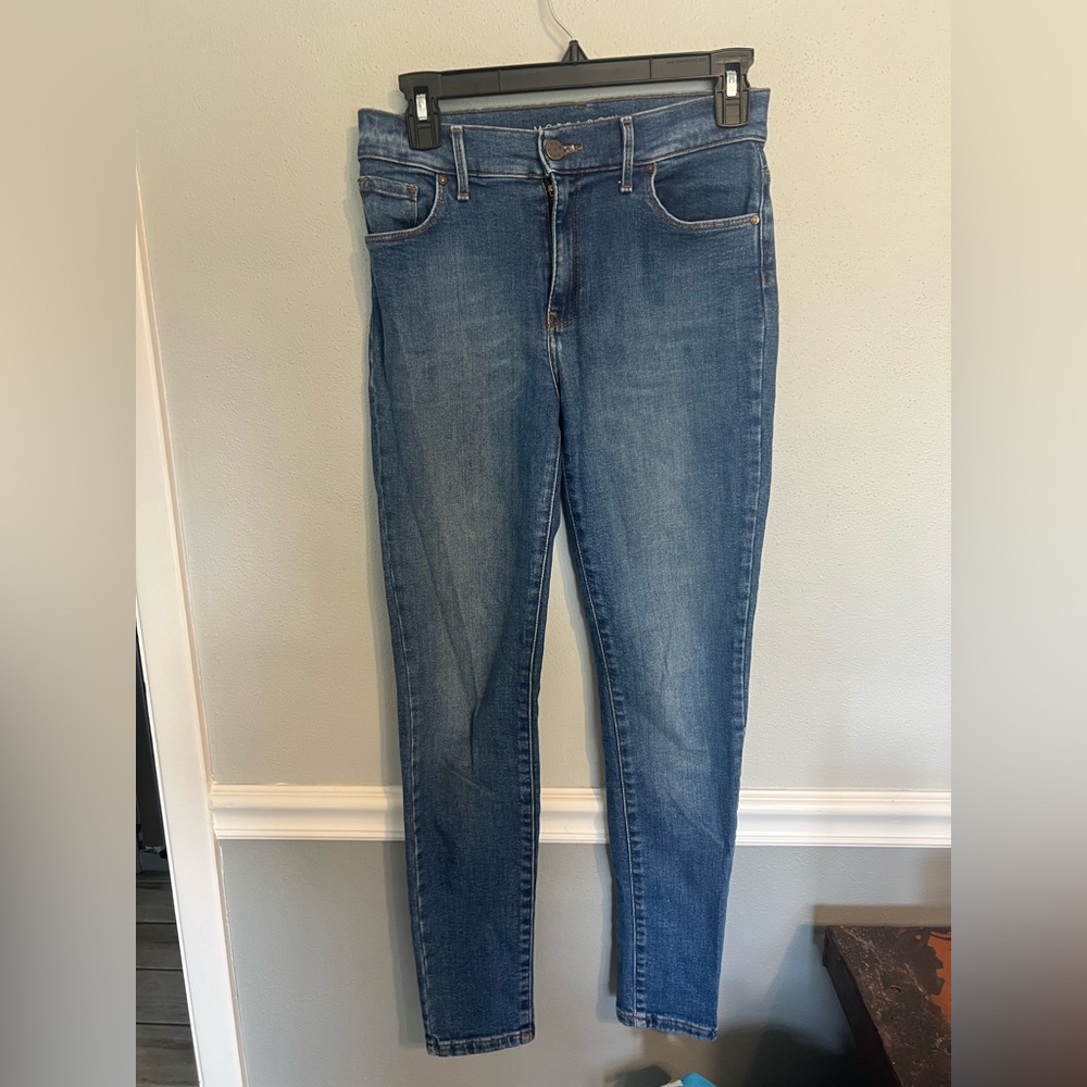 Mott & Bow Women‎ High Rise Skinny Beekman Jeans 25X28 Light Blue